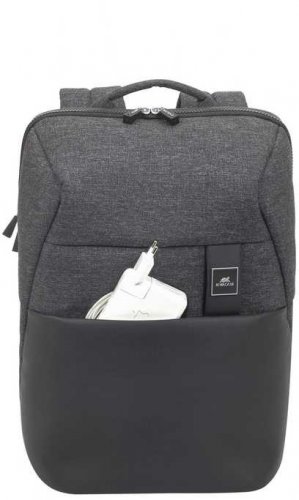 Рюкзак для ноутбука 15.6" Riva 8861 черный полиуретан/полиэстер фото 5