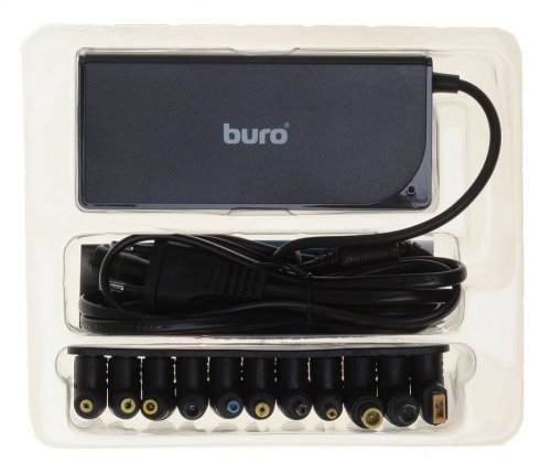 Блок питания Buro BUM-0221B90 автоматический 90W 18.5V-20V 11-connectors 4.5A 1xUSB 2.4A от бытовой  фото 6