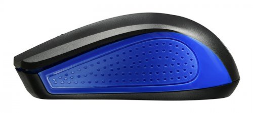 Мышь Оклик 485MW черный/синий оптическая (1000dpi) беспроводная USB для ноутбука (3but) фото 3