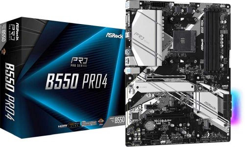 Материнская плата Asrock B550 PRO4 Soc-AM4 AMD B550 4xDDR4 ATX AC`97 8ch(7.1) GbLAN RAID+VGA+HDMI фото 5
