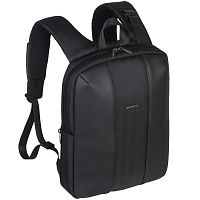 Рюкзак для ноутбука 14" Riva 8125 черный полиуретан/полиэстер