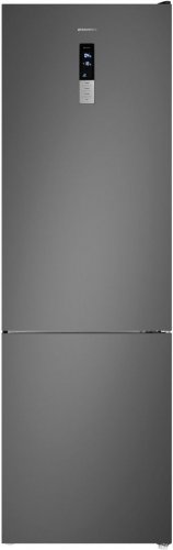 Холодильник MAUNFELD MFF200NFSE двухкамерный Total No Frost, нержавеющая сталь