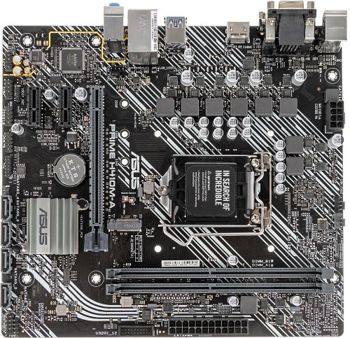 Материнская плата Asus PRIME H410M-A Soc-1200 Intel H410 2xDDR4 mATX AC`97 8ch(7.1) GbLAN+VGA+DVI+HD фото 7