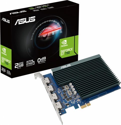 Видеокарта Asus PCI-E GT730-4H-SL-2GD5 NVIDIA GeForce GT 730 2048Mb 64 DDR5 902/5010 HDMIx4 HDCP Ret фото 3