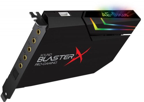 Звуковая карта Creative PCI-E BlasterX AE-5 Plus (BlasterX Acoustic Engine) 5.1 Ret фото 7