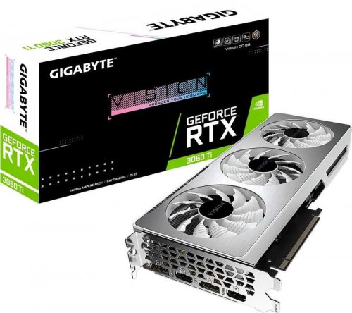 Видеокарта Gigabyte PCI-E 4.0 GV-N306TVISION OC-8GD 2.0 LHR NVIDIA GeForce RTX 3060Ti 8192Mb 256 GDD фото 8