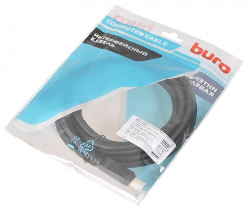 Кабель аудио-видео Buro DisplayPort (m)/DisplayPort (m) 5м. черный (BHP-DPP-1.4-5) фото 4