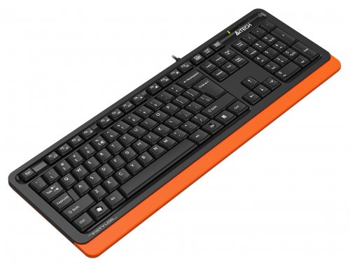 Клавиатура A4Tech Fstyler FKS10 черный/оранжевый USB фото 6