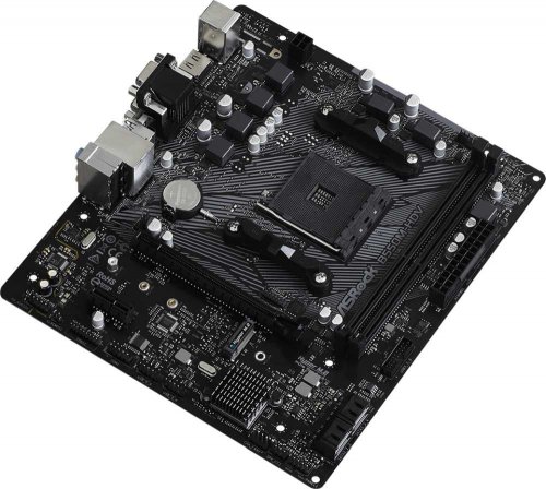 Материнская плата Asrock B550M-HDV Soc-AM4 AMD B550 2xDDR4 mATX AC`97 8ch(7.1) GbLAN RAID+VGA+DVI+HD фото 3