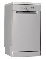 Посудомоечная машина HOTPOINT-ARISTON HSFE 1B0 C S,  узкая, серебристая [869991552990]