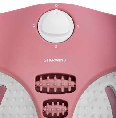 Гидромассажная ванночка для ног Starwind SFM5570 80Вт белый/розовый фото 9