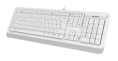Клавиатура A4Tech Fstyler FK10 белый/серый USB фото 2