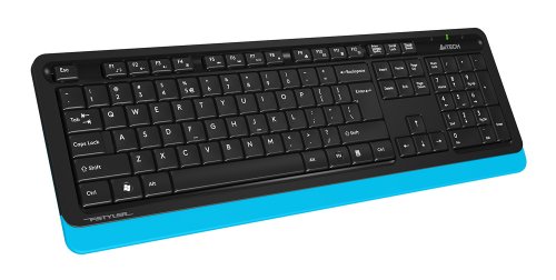 Клавиатура + мышь A4Tech Fstyler FG1010 клав:черный/синий мышь:черный/синий USB беспроводная Multime фото 4
