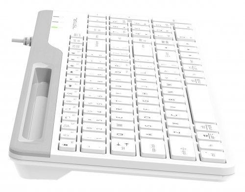 Клавиатура A4Tech Fstyler FK25 белый/серый USB slim фото 3