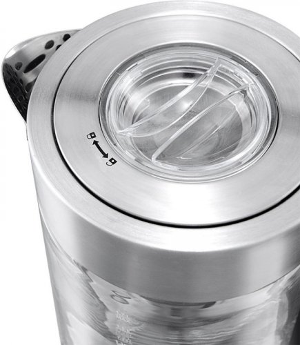 Чайник электрический Kitfort КТ-622 1.7л. 2500Вт серебристый (корпус: стекло) фото 6