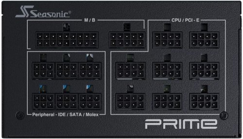 Блок питания Seasonic ATX 1000W PRIME PX-1000 80+ platinum 24+2x(4+4) pin APFC 135mm fan 14xSATA Cab фото 3