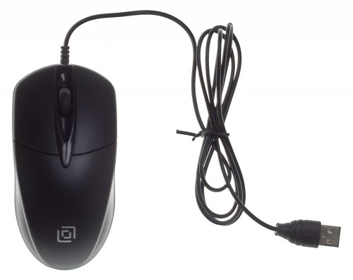 Мышь Оклик 275M черный оптическая (1000dpi) USB (3but) фото 5