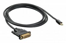 Кабель аудио-видео Buro 1.1v miniDisplayport (m)/DVI-D (Dual Link) (m) 2м. Позолоченные контакты чер