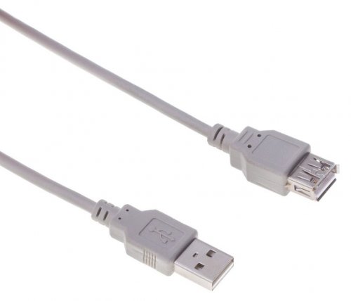Кабель Buro BHP RET USB_AF30 USB A(m) USB A(f) 3м серый блистер фото 4