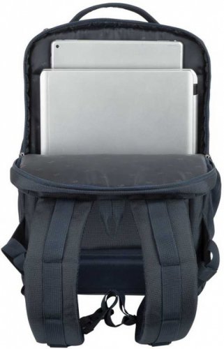 Рюкзак для ноутбука 17.3" Riva 7861 темно-синий полиэстер фото 8