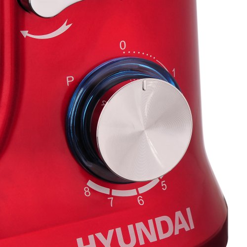 Миксер планетарный Hyundai HYM-S6451 1300Вт красный фото 3