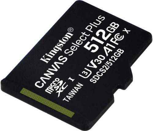 Флеш карта microSDXC 512Gb Kingston SDCS2/512GBSP Canvas Select Plus w/o adapter фото 2