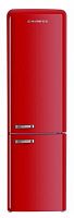 Холодильник MAUNFELD  MFF186NFRR красный