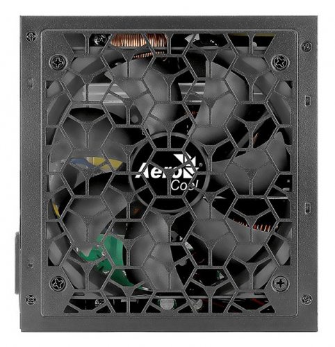 Блок питания Aerocool ATX 650W AERO WHITE 80+ (24+4+4pin) APFC 120mm fan 5xSATA RTL фото 2