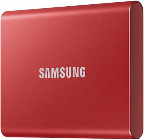 Накопитель SSD Samsung USB-C 1Tb MU-PC1T0R/WW T7 1.8" красный фото 7