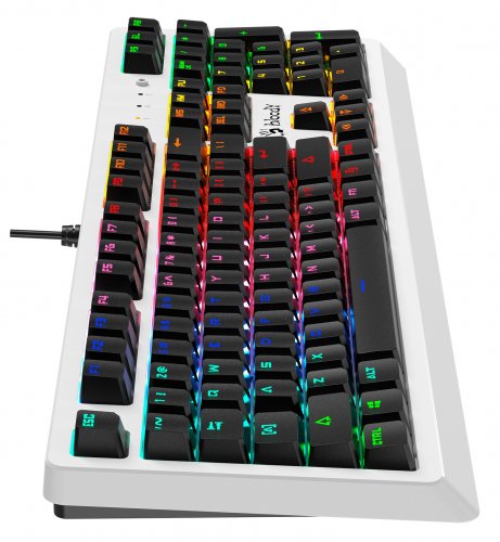 Клавиатура A4Tech Bloody B810RC механическая белый/черный USB for gamer LED фото 7