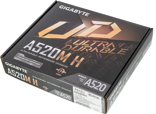 Материнская плата Gigabyte A520M H Soc-AM4 AMD A520 2xDDR4 mATX AC`97 8ch(7.1) GbLAN RAID+DVI+HDMI фото 16