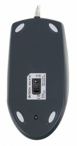Мышь A4Tech OP-720 3D серебристый оптическая (1000dpi) USB (3but) фото 3