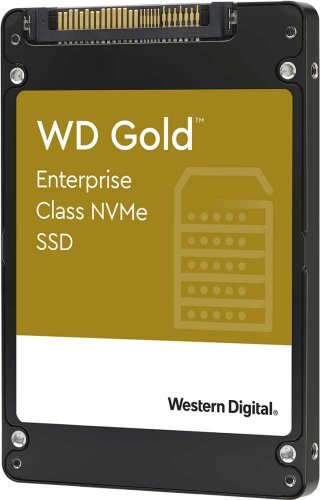 Накопитель SSD WD Original PCI-E x4 3.75Tb WDS384T1D0D Gold 2.5" 0.8 DWPD