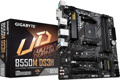 Материнская плата Gigabyte B550M DS3H Soc-AM4 AMD B550 4xDDR4 mATX AC`97 8ch(7.1) GbLAN RAID+DVI+HDM фото 19