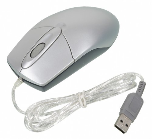 Мышь A4Tech OP-720 3D серебристый оптическая (1000dpi) USB (3but) фото 2