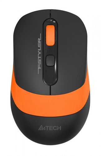 Клавиатура + мышь A4Tech Fstyler FG1010 клав:черный/оранжевый мышь:черный/оранжевый USB беспроводная фото 12
