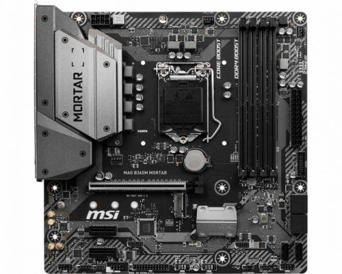 Материнская плата MSI MAG B365M MORTAR Soc-1151v2 Intel B365 4xDDR4 mATX AC`97 8ch(7.1) GbLAN RAID+H