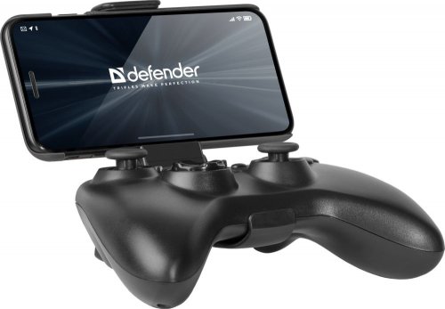 Геймпад Defender X7 черный Bluetooth Беспроводной виброотдача фото 5