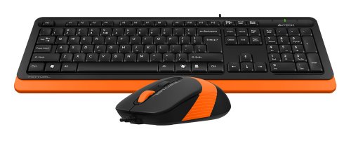 Клавиатура + мышь A4Tech Fstyler F1010 клав:черный/оранжевый мышь:черный/оранжевый USB Multimedia фото 5