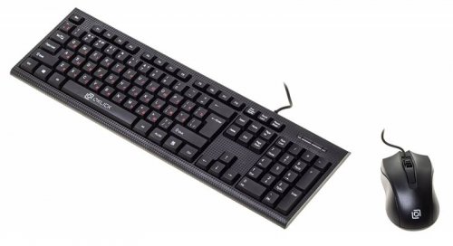 Клавиатура + мышь Оклик 620M клав:черный мышь:черный USB фото 2