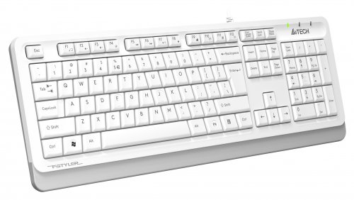 Клавиатура A4Tech Fstyler FKS10 белый/серый USB фото 4