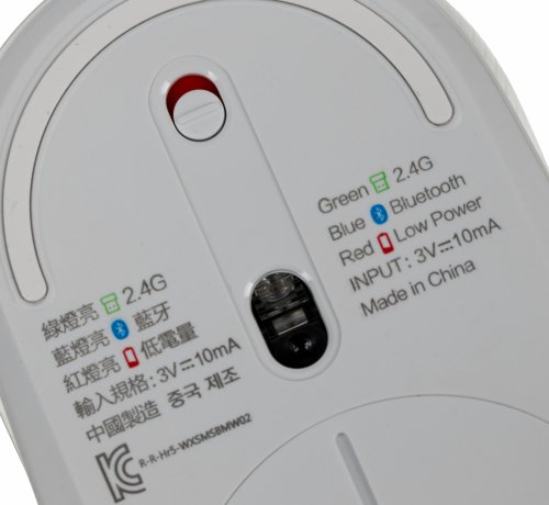 Мышь Xiaomi Mi Dual Mode Silent Edition белый оптическая (1300dpi) беспроводная BT для ноутбука (5bu фото 10