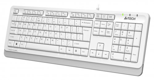 Клавиатура A4Tech Fstyler FKS10 белый/серый USB фото 5