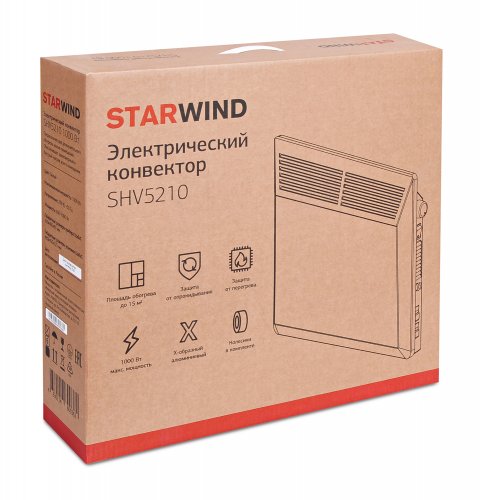 Конвектор Starwind SHV5210 1000Вт белый фото 4