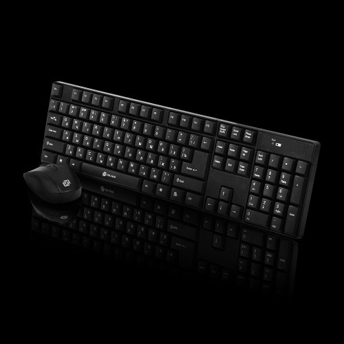 Клавиатура + мышь Оклик 210M клав:черный мышь:черный USB беспроводная фото 8