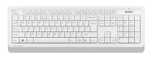 Клавиатура + мышь A4Tech Fstyler FG1010 клав:белый/серый мышь:белый/серый USB беспроводная Multimedi фото 3